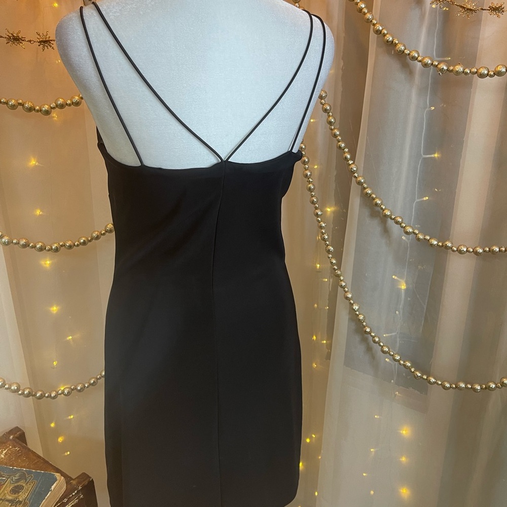 Sexy Black Slip Dress - Picture 4 of 5